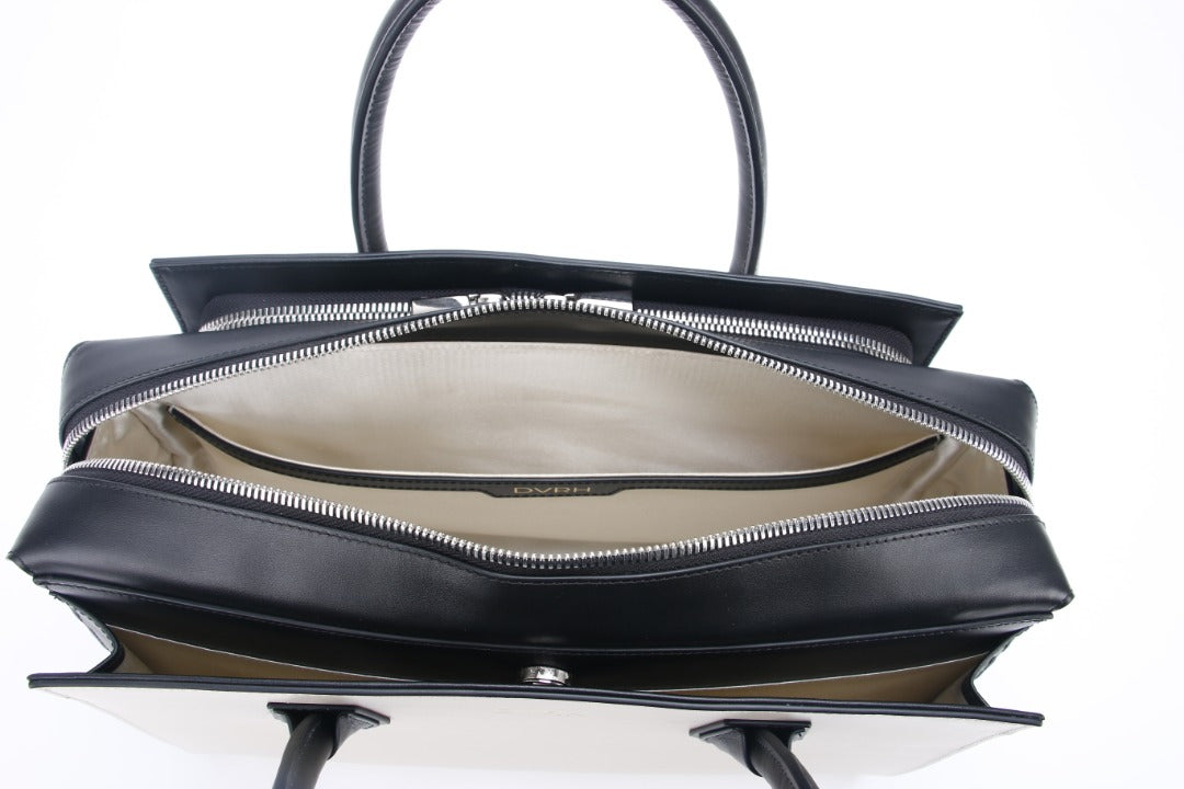 Hedy Medium Leather Satchel Handbag